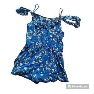 Daisies brand off the shoulder mini floral romper